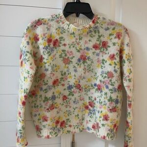 Sézane Floral Knit Women's Sweater